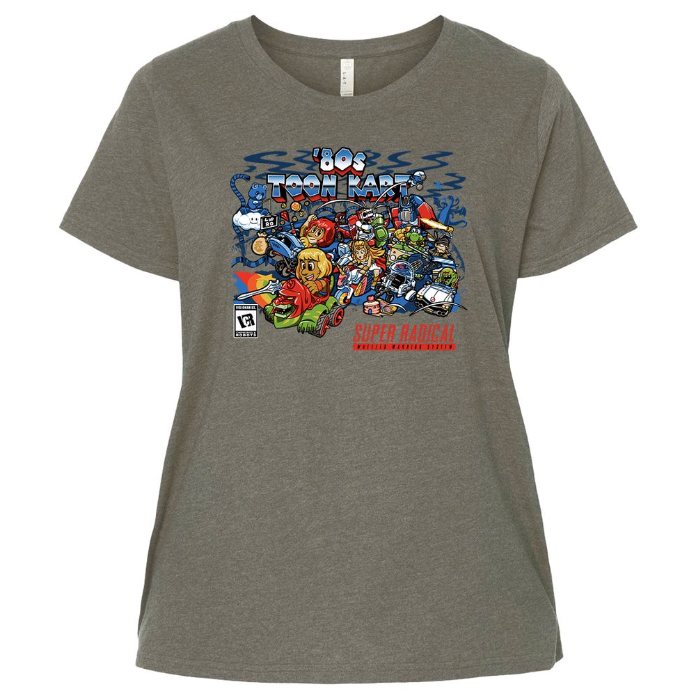 Ladies Curvy Jersey - MTDATZ9U - Bamboo Blackout - 2