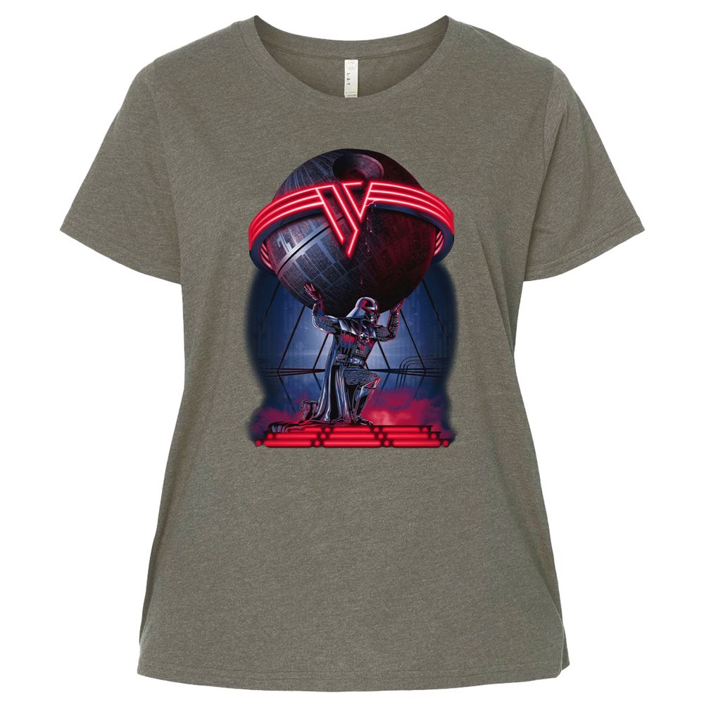 Ladies Curvy Jersey - 7YJQJN3B - Bamboo Blackout - 2