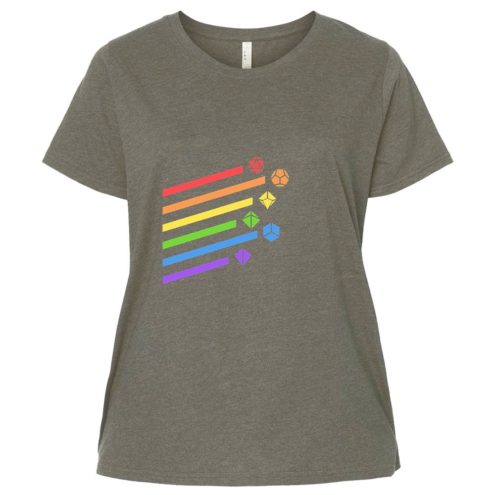 Ladies Curvy Jersey - WNQK633F - Bamboo Blackout - 2