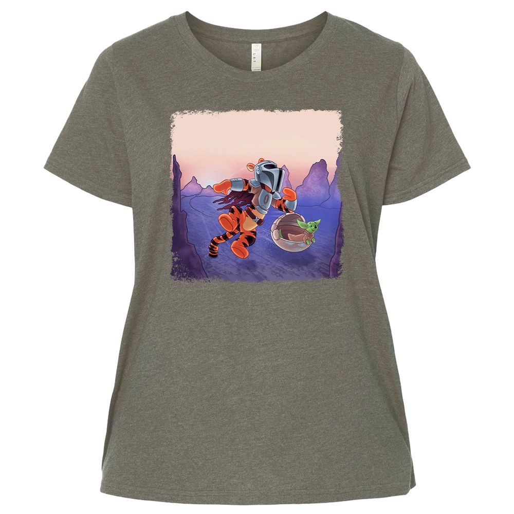 Ladies Curvy Jersey - KHTWFBDH - Bamboo Blackout - 2