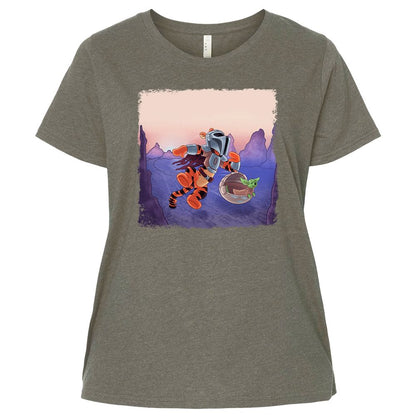 Ladies Curvy Jersey - KHTWFBDH - Bamboo Blackout - 2