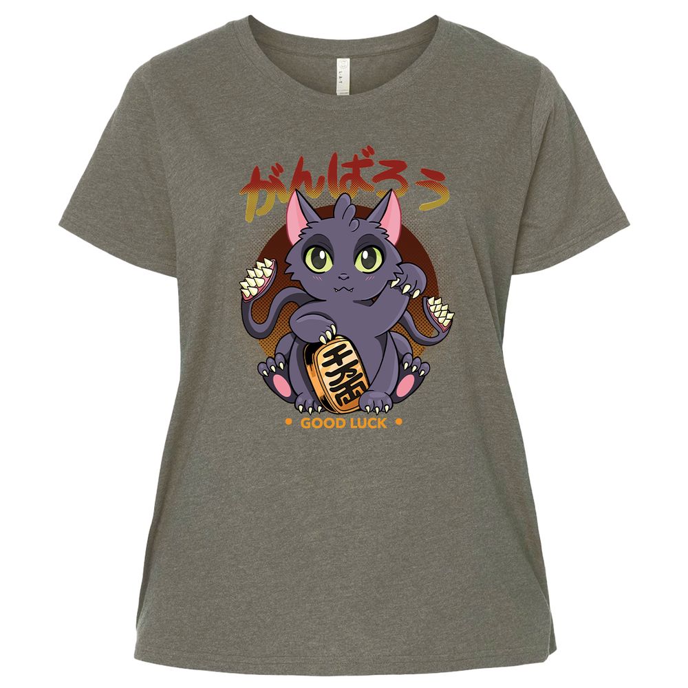 Ladies Curvy Jersey - 3UEN6UP7 - Bamboo Blackout - 2