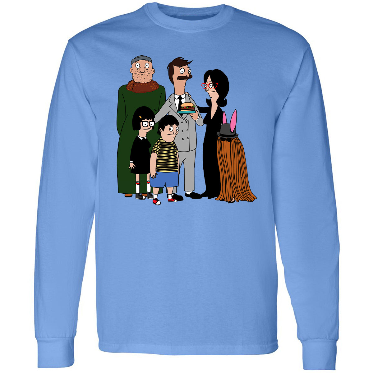 Long Sleeve T-Shirt - NU2XM9ZD - Carolina Blue - 2