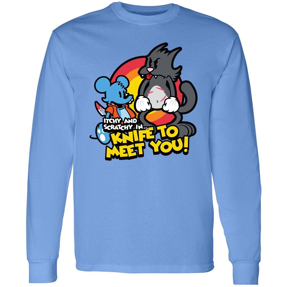 Long Sleeve T-Shirt - Y6GZ2438 - Carolina Blue - 2