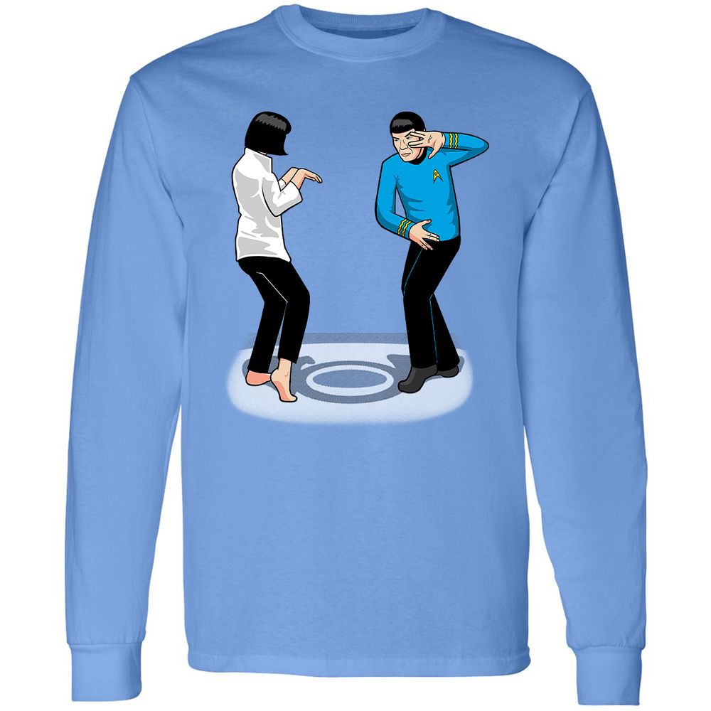 Long Sleeve T-Shirt - YFQRBYYA - Carolina Blue - 2