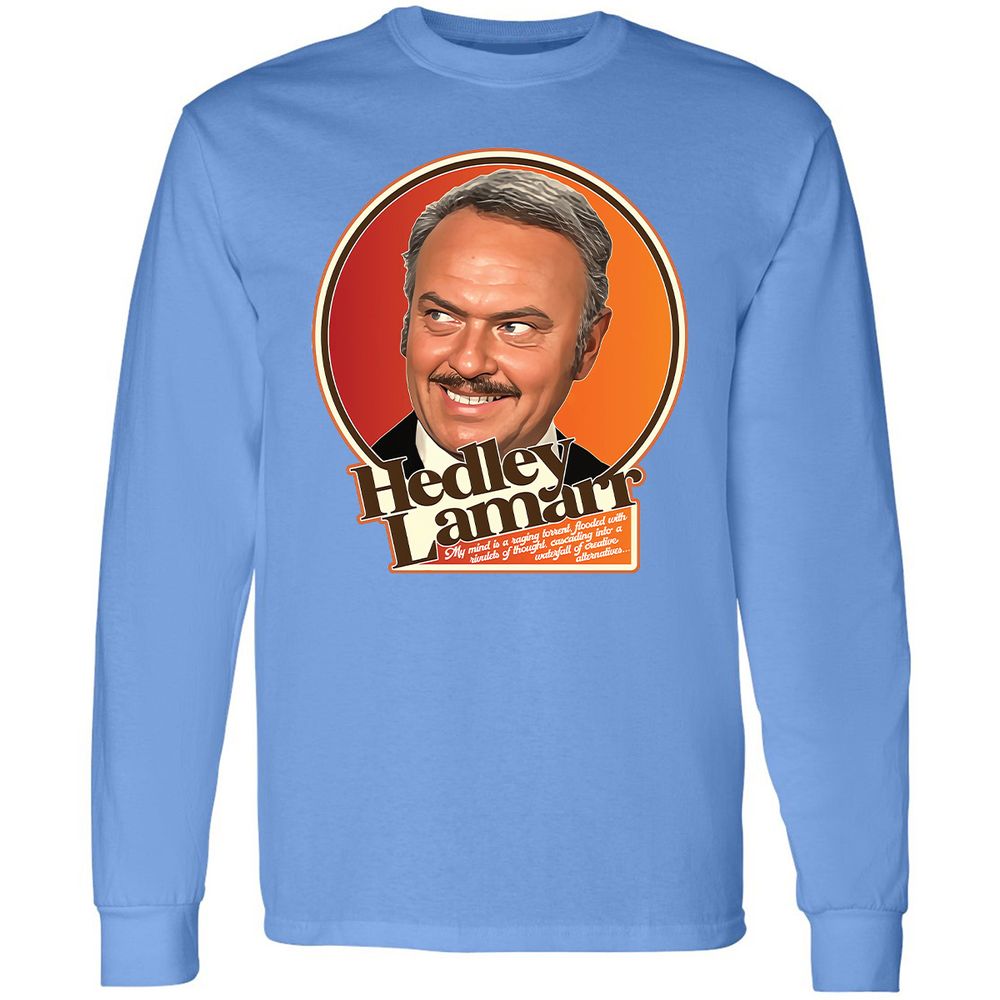 Long Sleeve T-Shirt - RTZXHZPM - Carolina Blue - 2