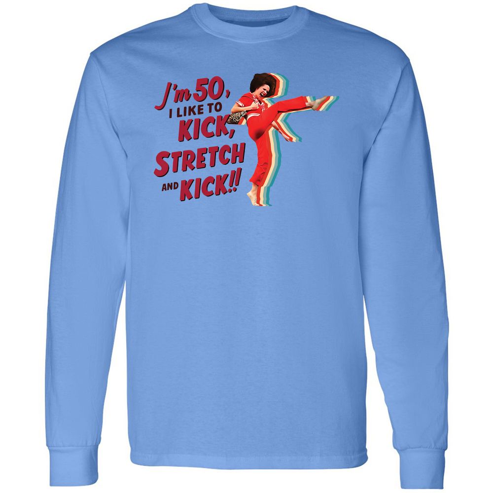 Long Sleeve T-Shirt - KRJHWDHV - Carolina Blue - 2