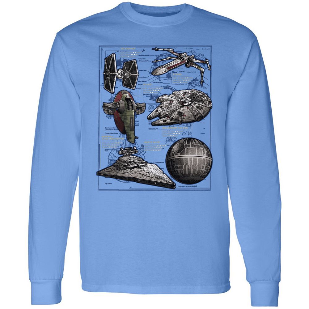 Long Sleeve T-Shirt - C9HYLYR7 - Carolina Blue - 2