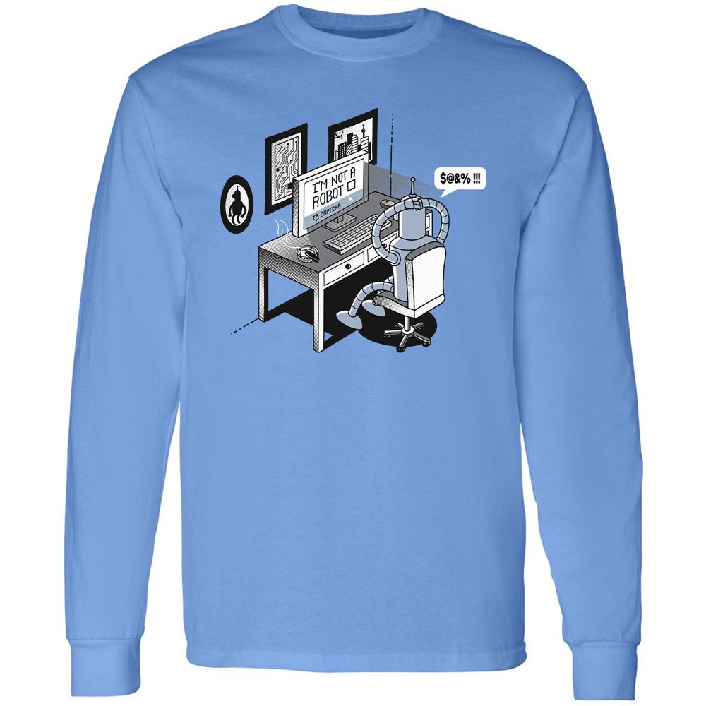 Long Sleeve T-Shirt - MFH2YS21 - Carolina Blue - 2