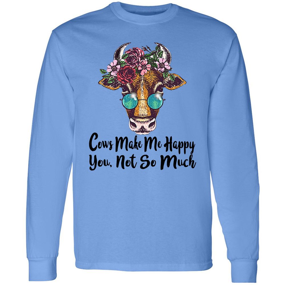 Long Sleeve T-Shirt - H96NU3QW - Carolina Blue - 2