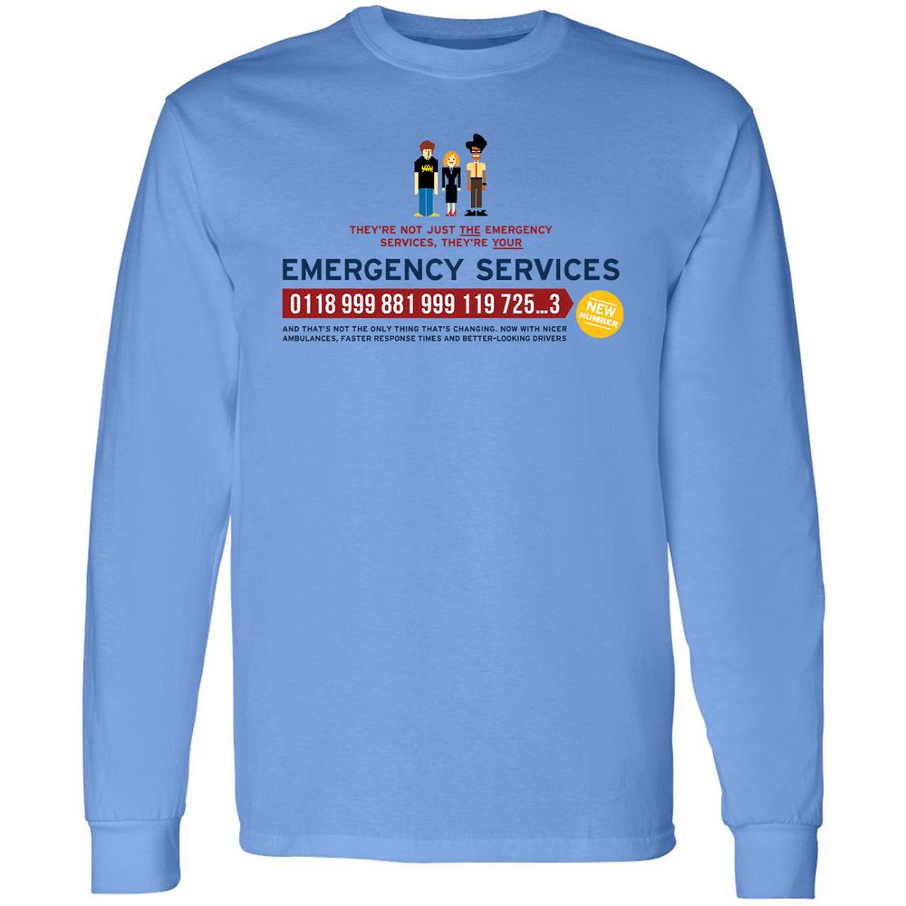 Long Sleeve T-Shirt - PDB65GR8 - Carolina Blue - 2