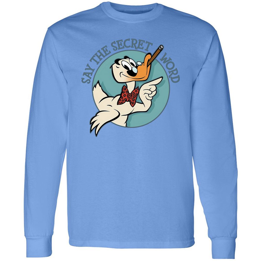Long Sleeve T-Shirt - LXZKDLZU - Carolina Blue - 2