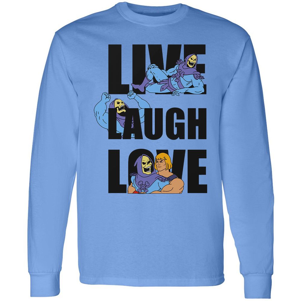 Long Sleeve T-Shirt - VQFB7XNY - Carolina Blue - 2