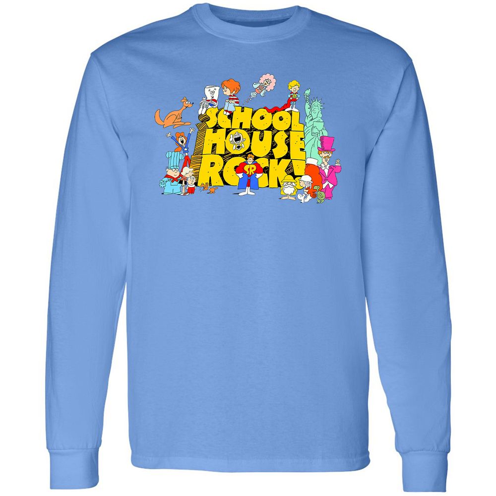 Long Sleeve T-Shirt - WR9LQ7H8 - Carolina Blue - 2