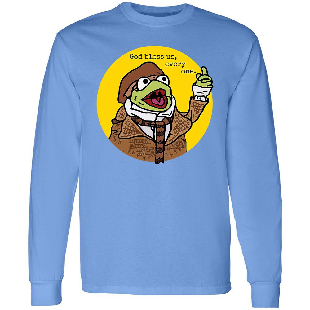 Long Sleeve T-Shirt - Q78Z6ZG8 - Carolina Blue - 2