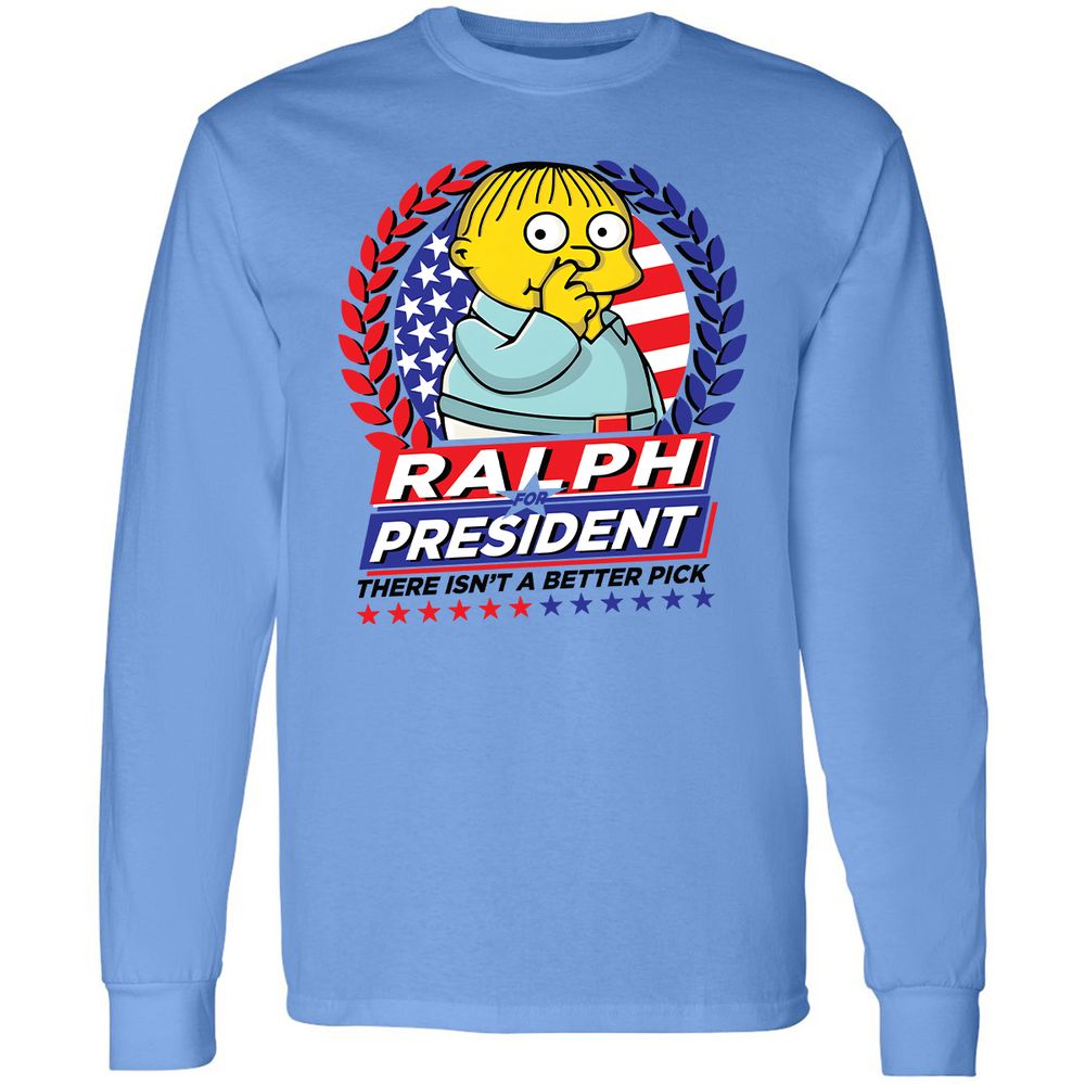 Long Sleeve T-Shirt - H8VUZ4SJ - Carolina Blue - 2