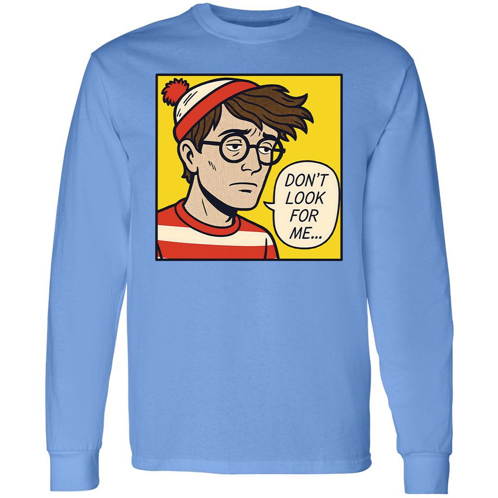 Long Sleeve T-Shirt - NQSVM9PG - Carolina Blue - 2