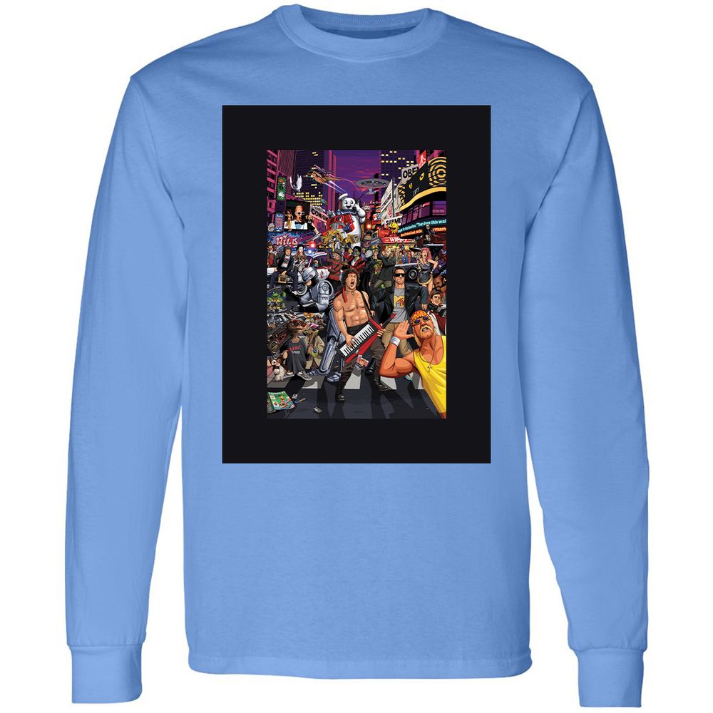 Long Sleeve T-Shirt - V1JUW73C - Carolina Blue - 2