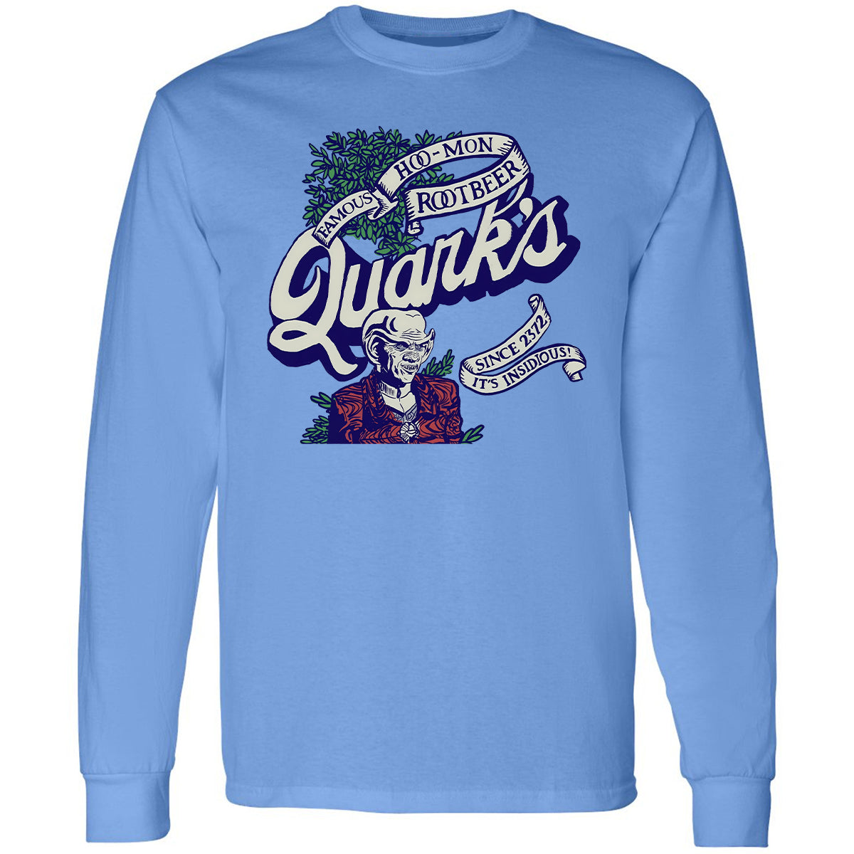 Long Sleeve T-Shirt - XU1QG7ZF - Carolina Blue - 2