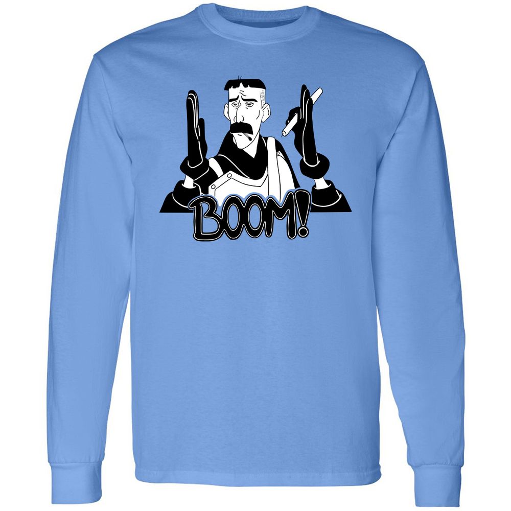 Long Sleeve T-Shirt - DM89XFUB - Carolina Blue - 2