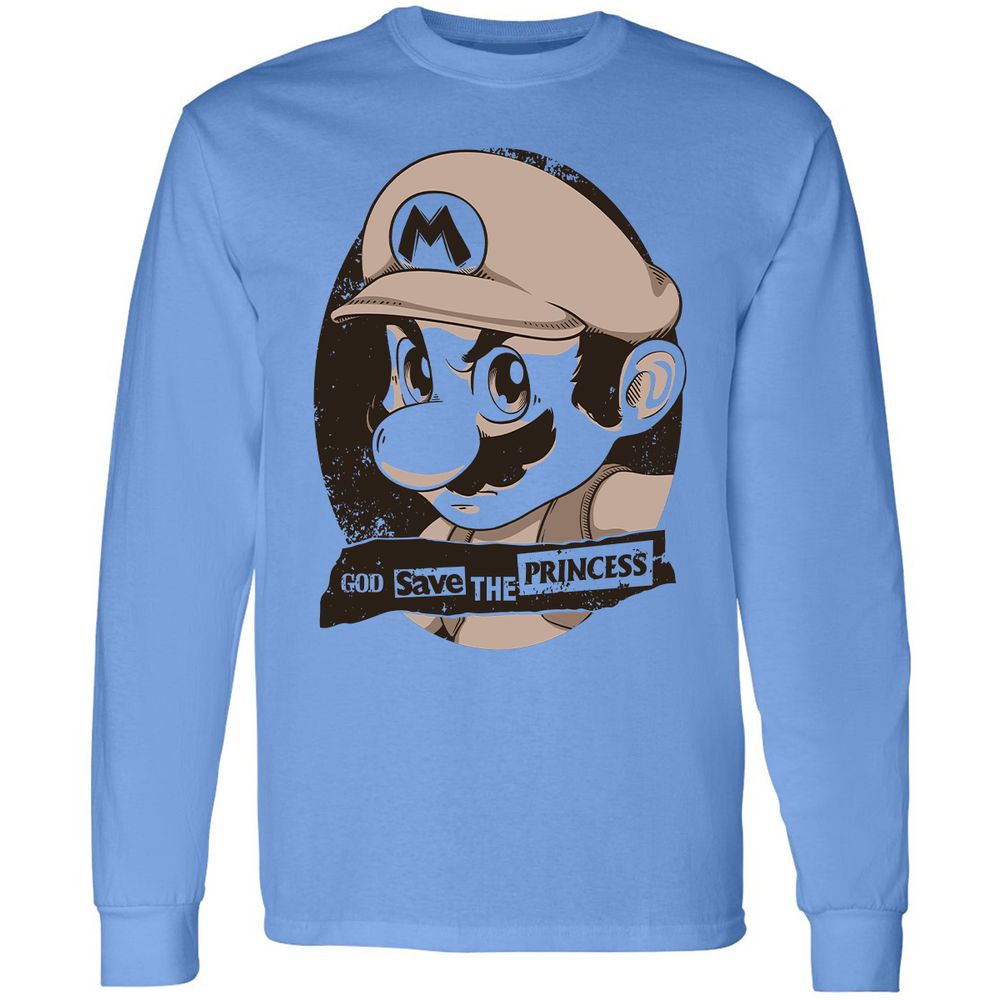 Long Sleeve T-Shirt - DMVSF6QW - Carolina Blue - 2