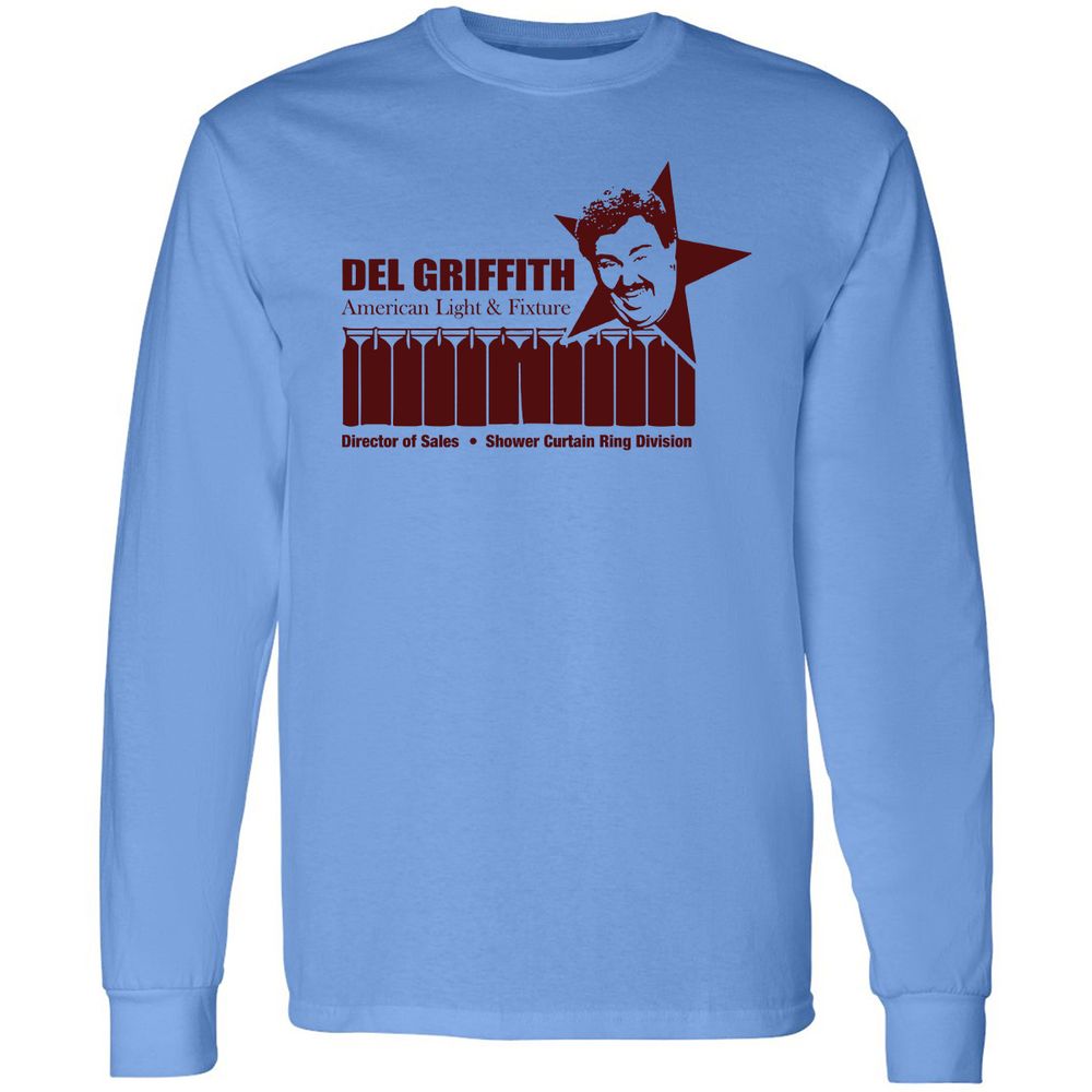 Long Sleeve T-Shirt - FZYJQR6T - Carolina Blue - 2