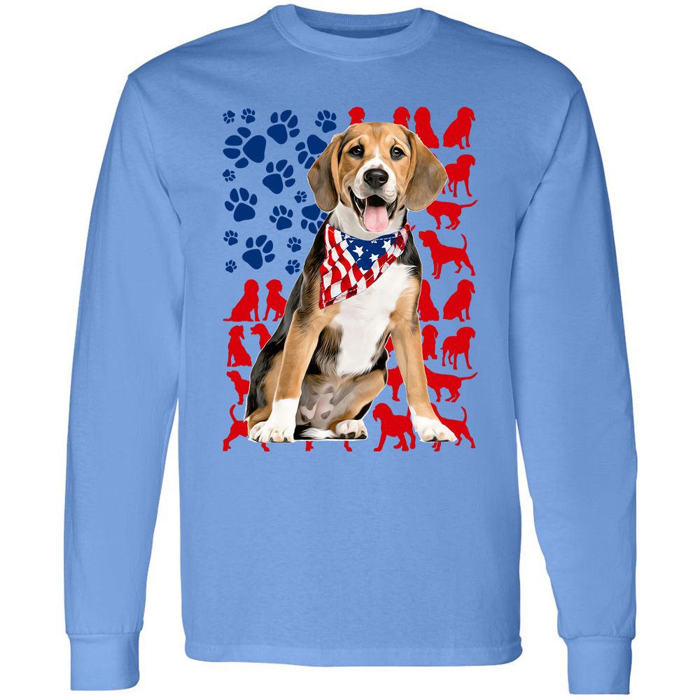 Long Sleeve T-Shirt - ALEVVJUZ - Carolina Blue - 2