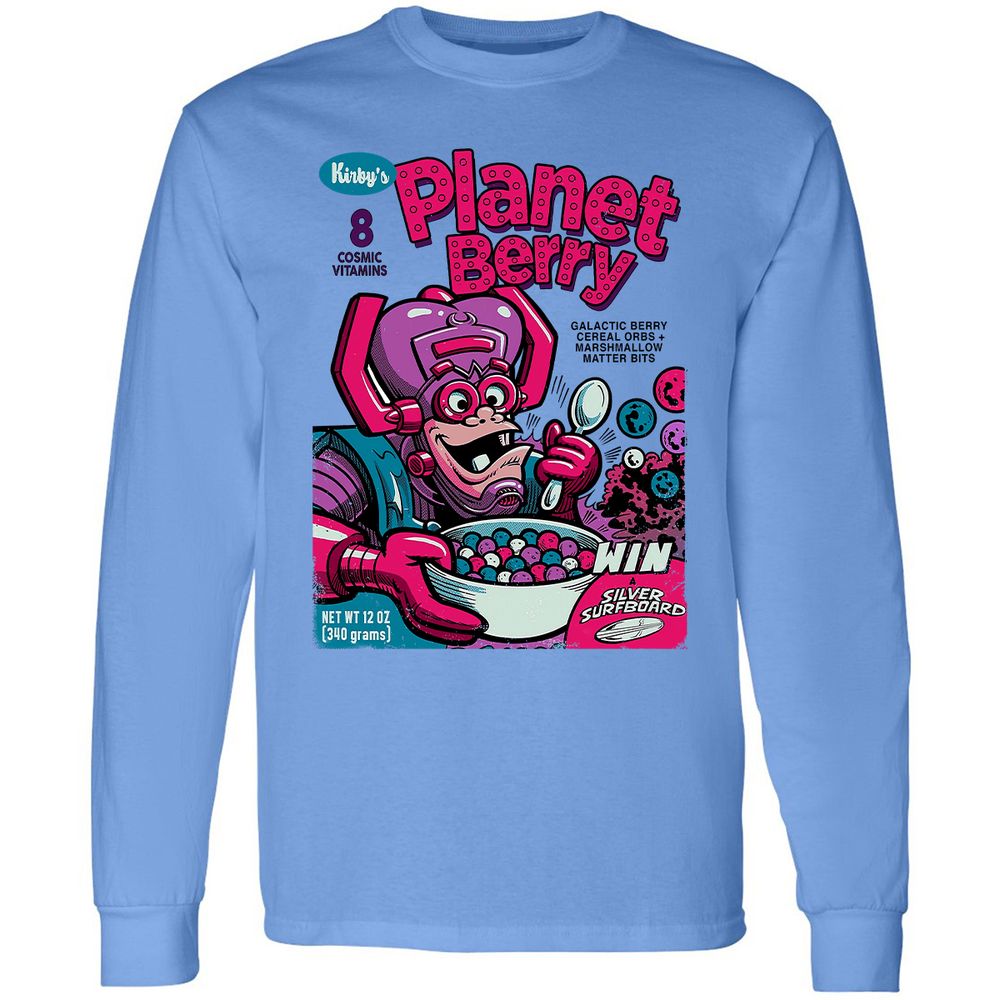 Long Sleeve T-Shirt - VHXQBANS - Carolina Blue - 2