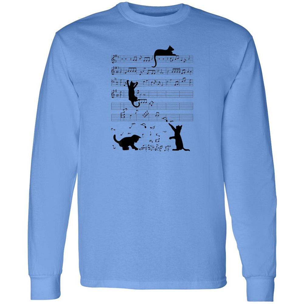Long Sleeve T-Shirt - LNV4E8Z5 - Carolina Blue - 2