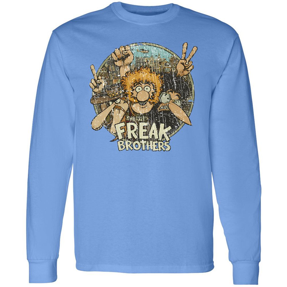 Long Sleeve T-Shirt - QM6AFH1J - Carolina Blue - 2
