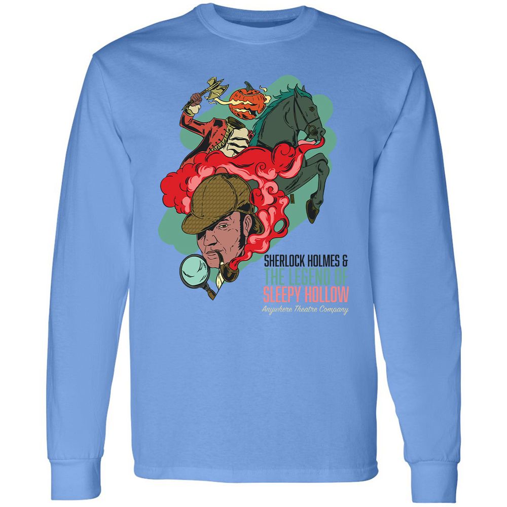 Long Sleeve T-Shirt - 2HHAEZPF - Carolina Blue - 2