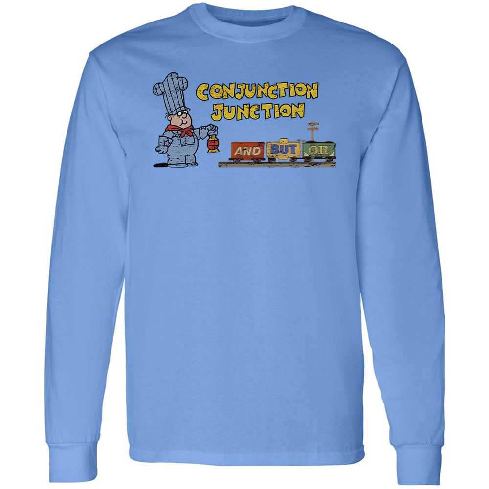 Long Sleeve T-Shirt - QVHULNJN - Carolina Blue - 2
