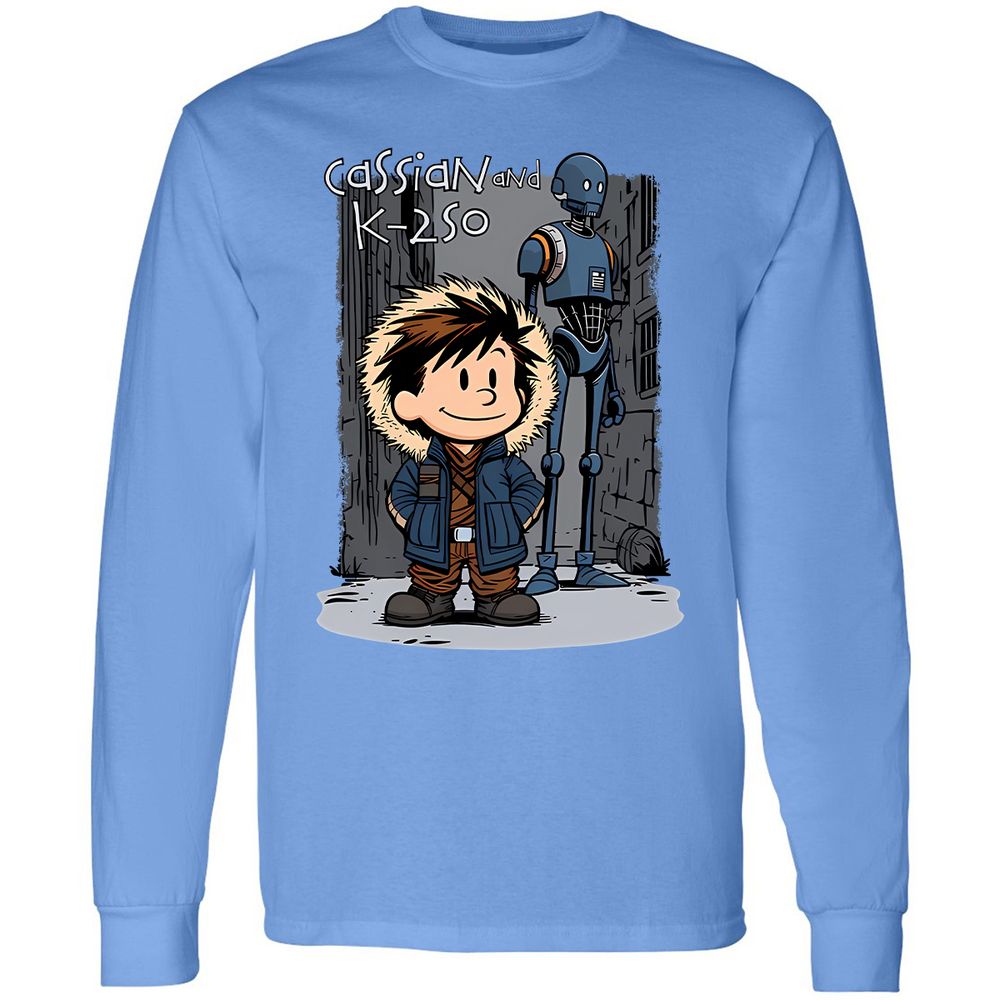 Long Sleeve T-Shirt - ZD2MUR12 - Carolina Blue - 2