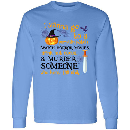 Long Sleeve T-Shirt - 6E9SEGP5 - Carolina Blue - 2