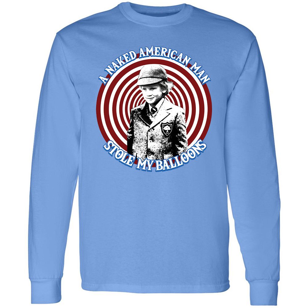 Long Sleeve T-Shirt - UBC7D3QC - Carolina Blue - 2
