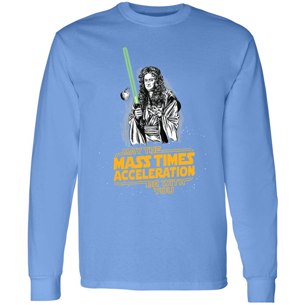 Long Sleeve T-Shirt - XQNGAD7V - Carolina Blue - 2