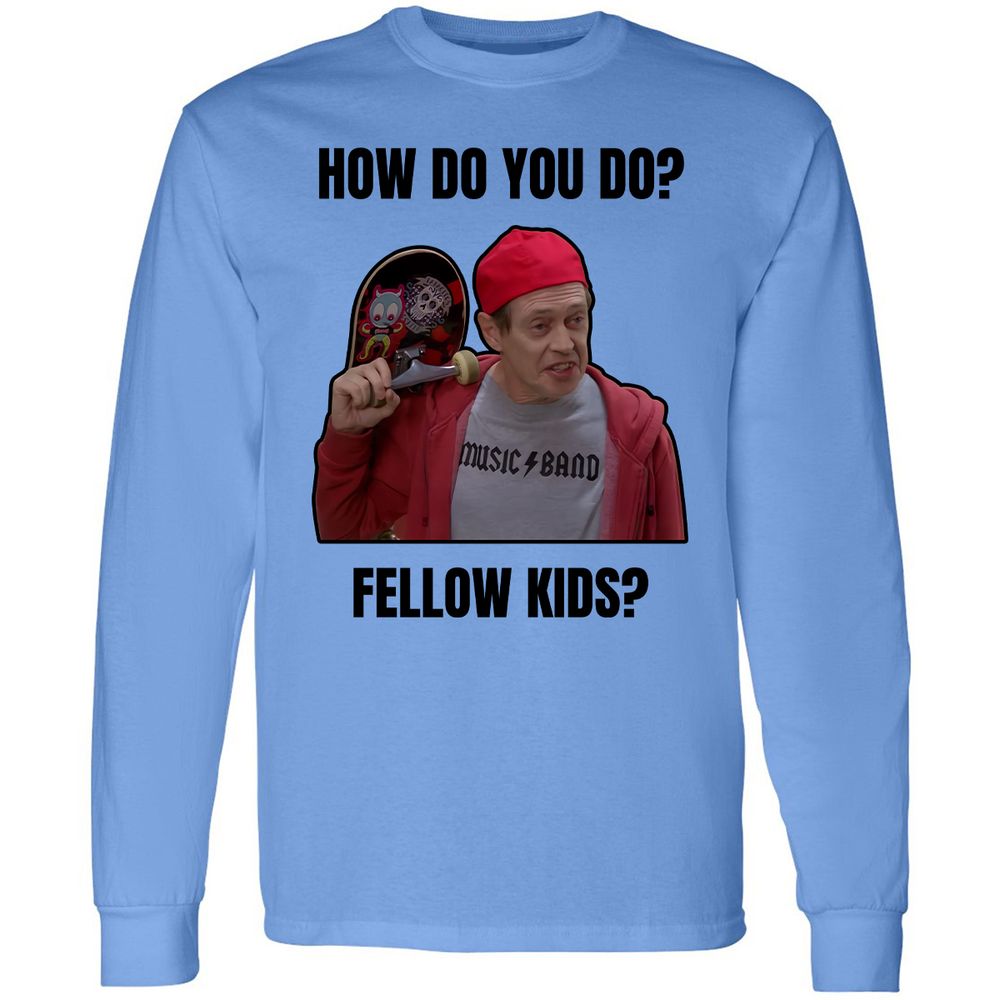 Long Sleeve T-Shirt - PBX3QDB2 - Carolina Blue - 2