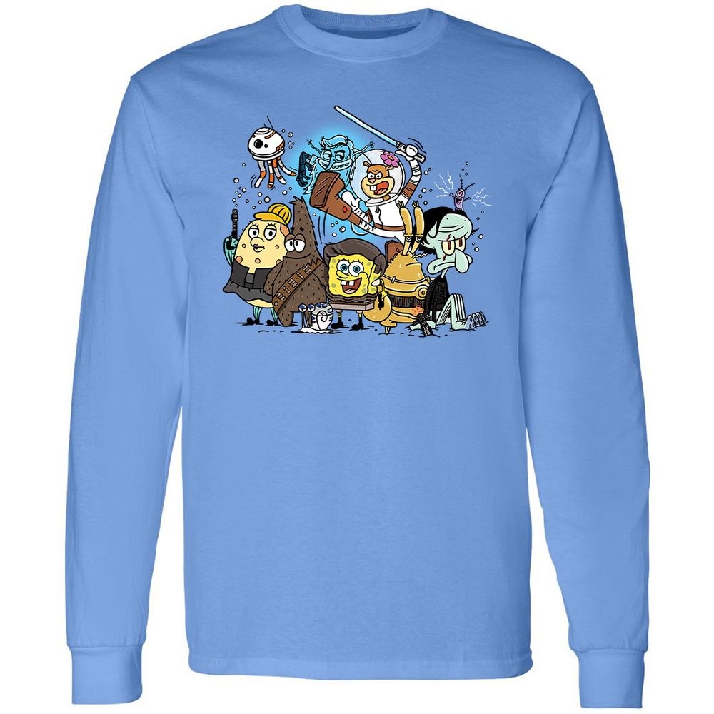 Long Sleeve T-Shirt - A5HBBW1X - Carolina Blue - 2