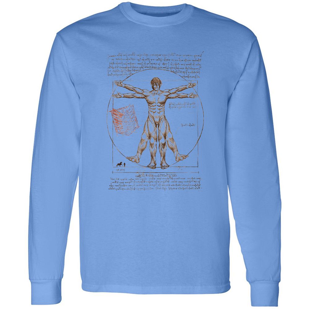 Long Sleeve T-Shirt - KFMUD5YX - Carolina Blue - 2