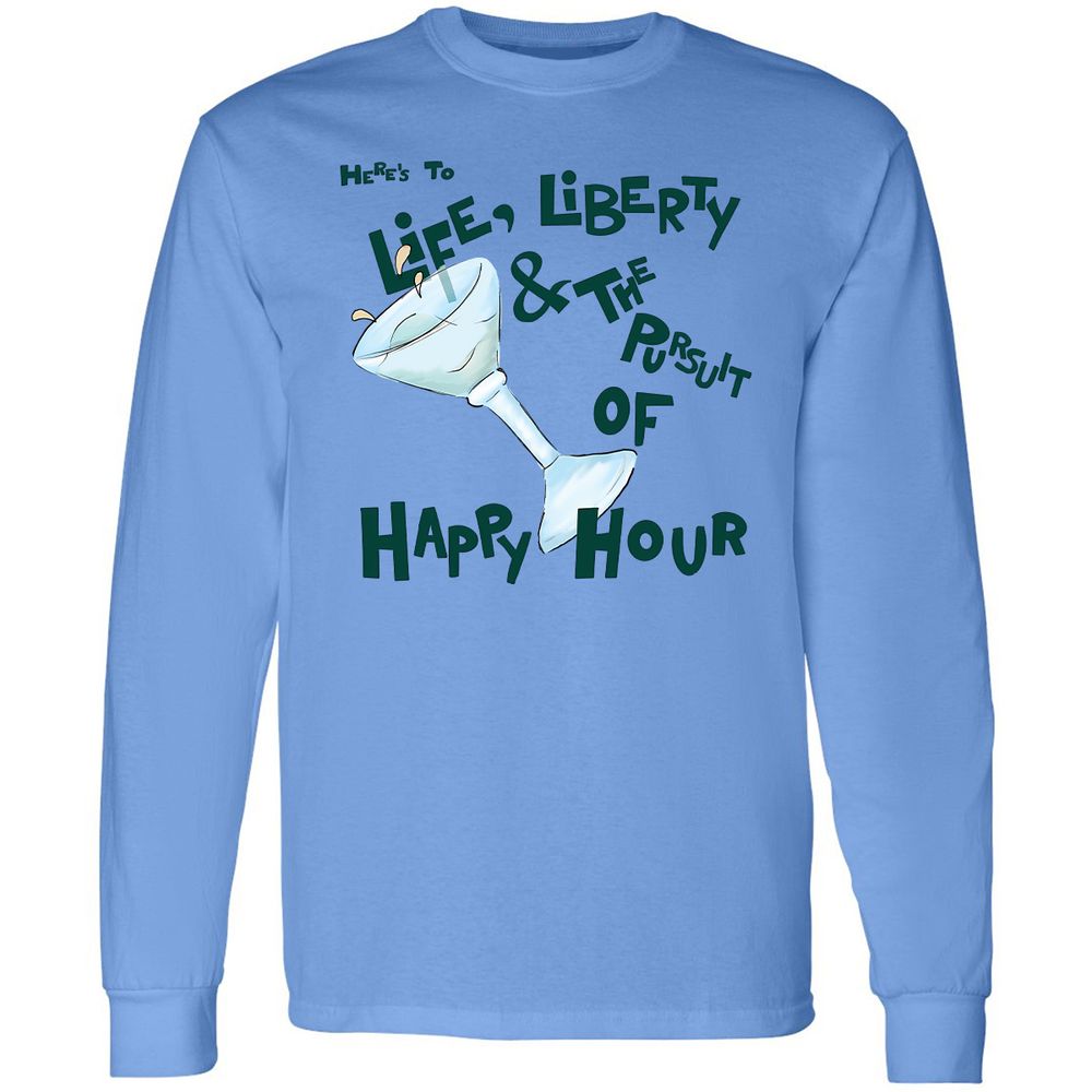 Long Sleeve T-Shirt - U6UN2NH2 - Carolina Blue - 2