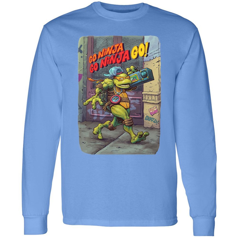 Long Sleeve T-Shirt - WSYGMKTW - Carolina Blue - 2