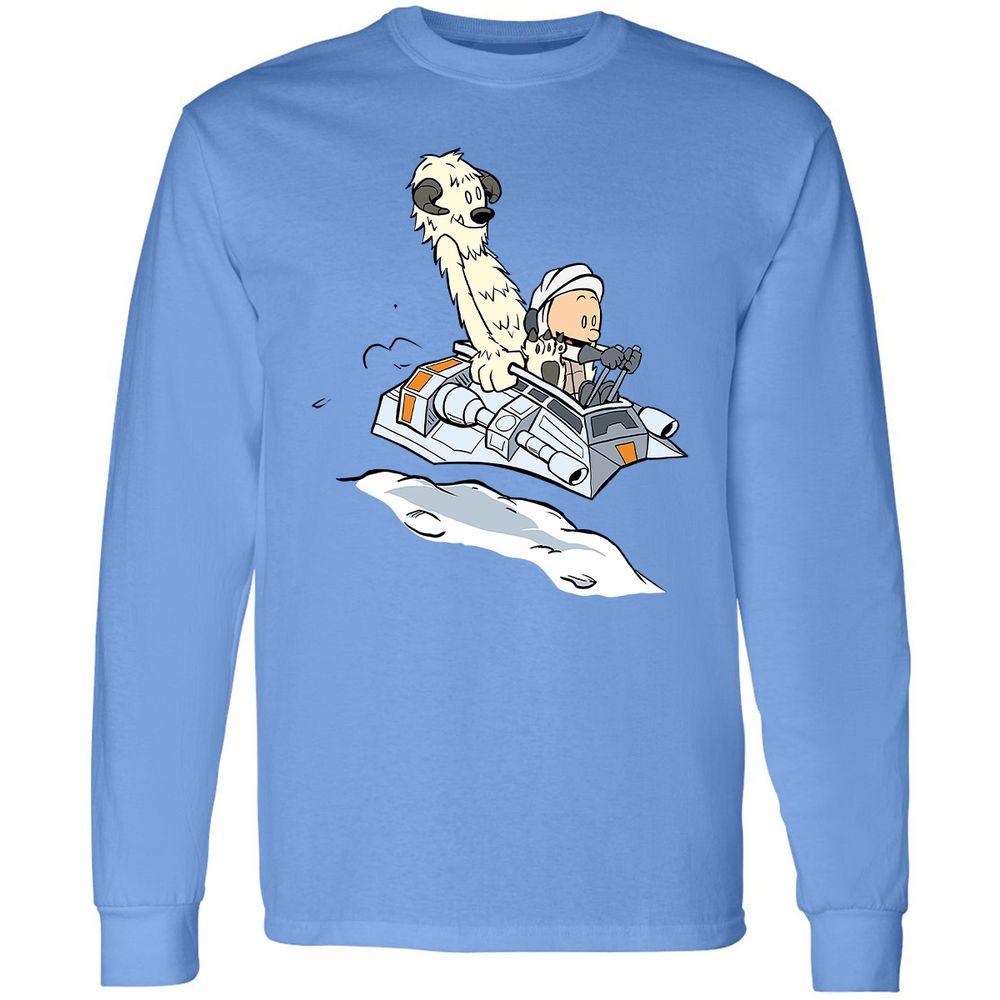 Long Sleeve T-Shirt - X61GVRK8 - Carolina Blue - 2