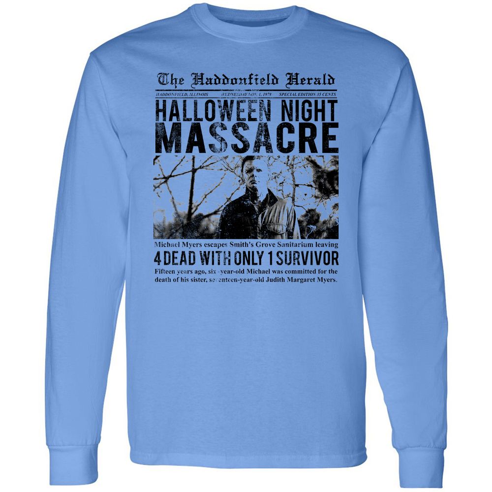 Long Sleeve T-Shirt - RJWQPLDL - Carolina Blue - 2