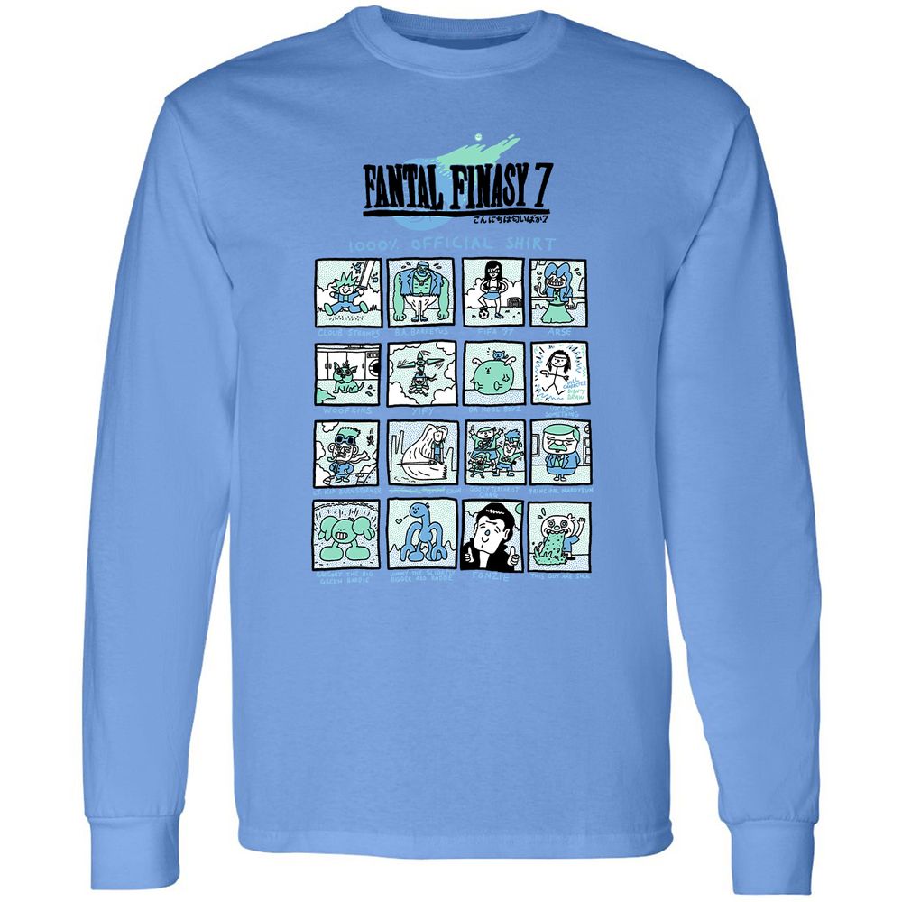 Long Sleeve T-Shirt - PEMHH2B4 - Carolina Blue - 2