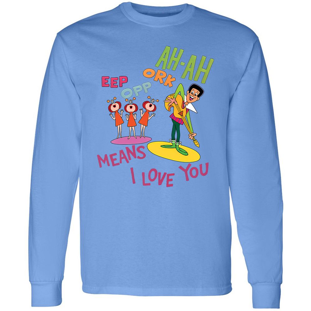 Long Sleeve T-Shirt - 7WQA9DF1 - Carolina Blue - 2