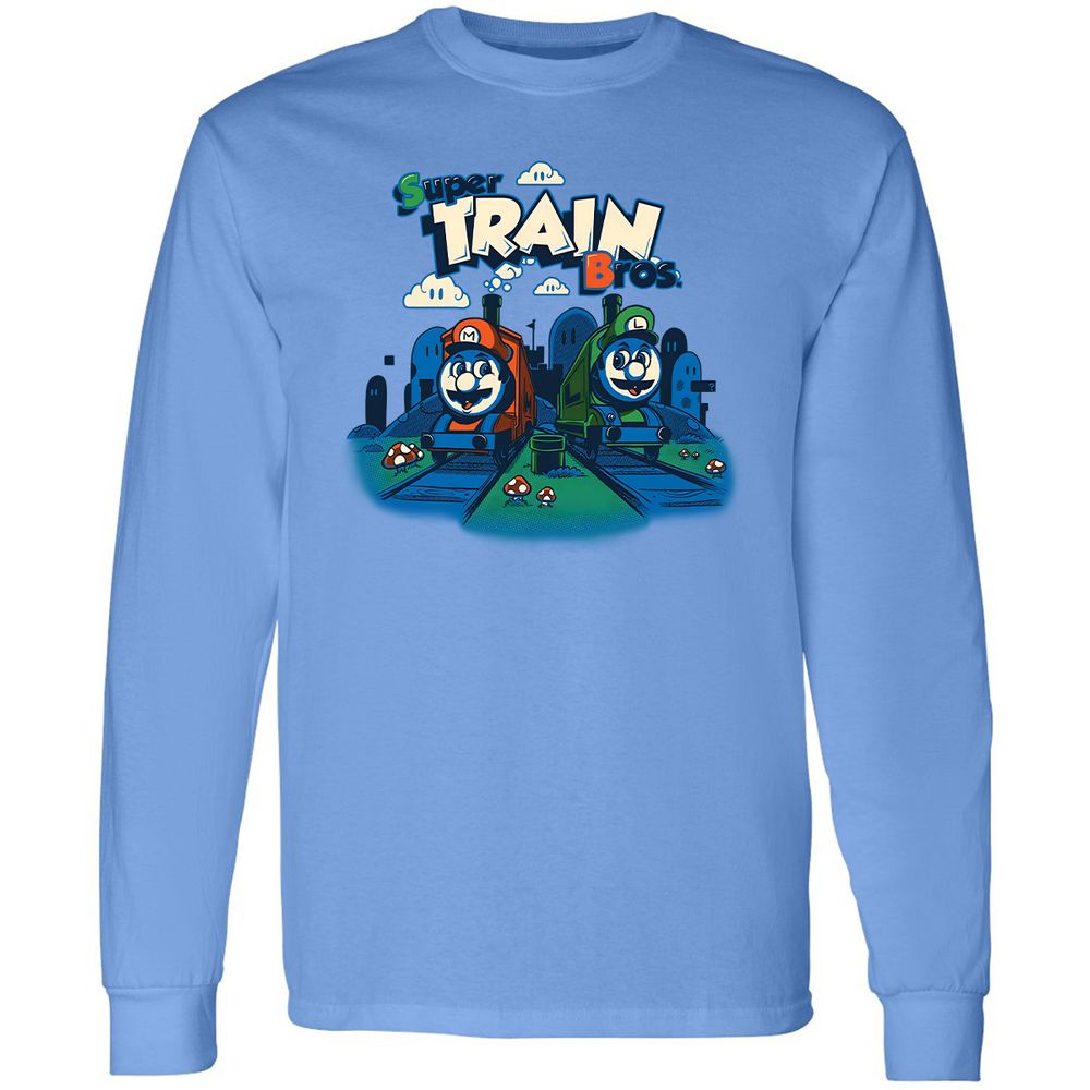 Long Sleeve T-Shirt - KDYV6632 - Carolina Blue - 2