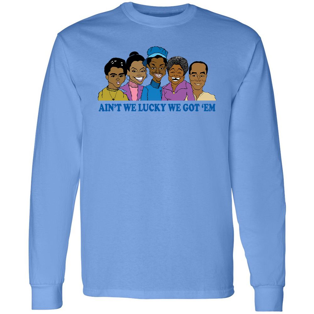 Long Sleeve T-Shirt - HV2GFFJW - Carolina Blue - 2