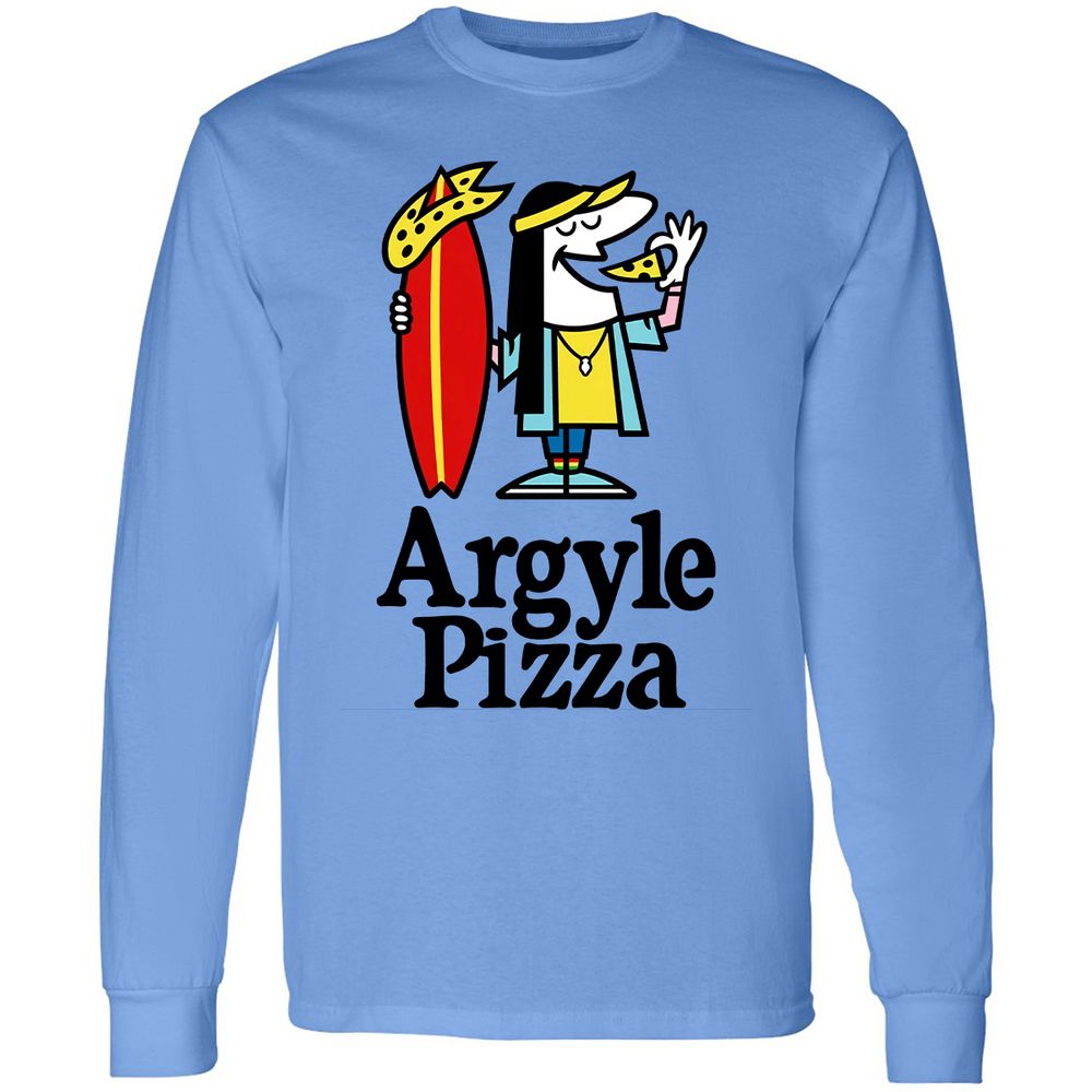 Long Sleeve T-Shirt - 25VCLJVH - Carolina Blue - 2