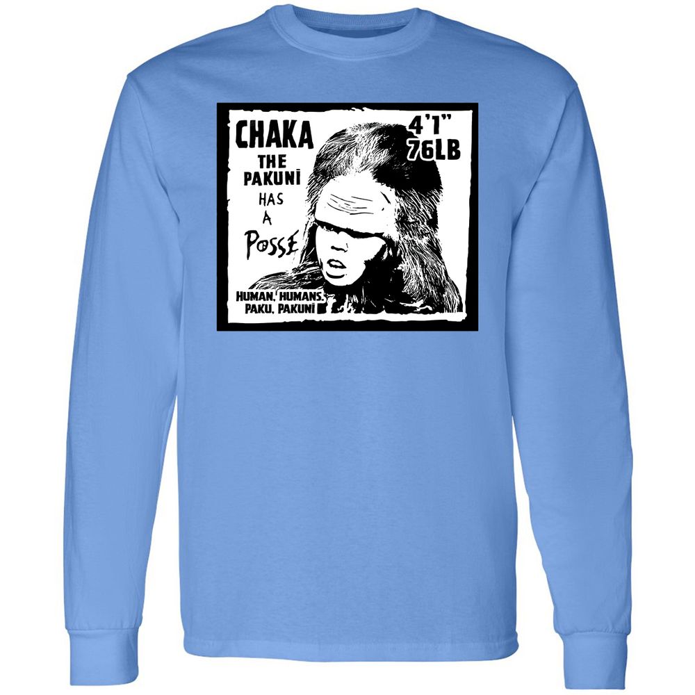 Long Sleeve T-Shirt - KVYY92XZ - Carolina Blue - 2