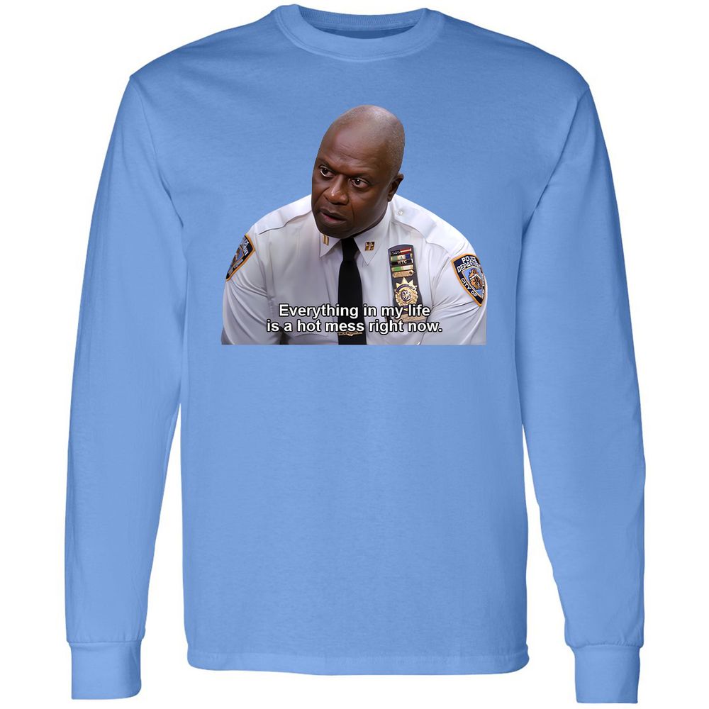 Long Sleeve T-Shirt - 24RYH3TY - Carolina Blue - 2